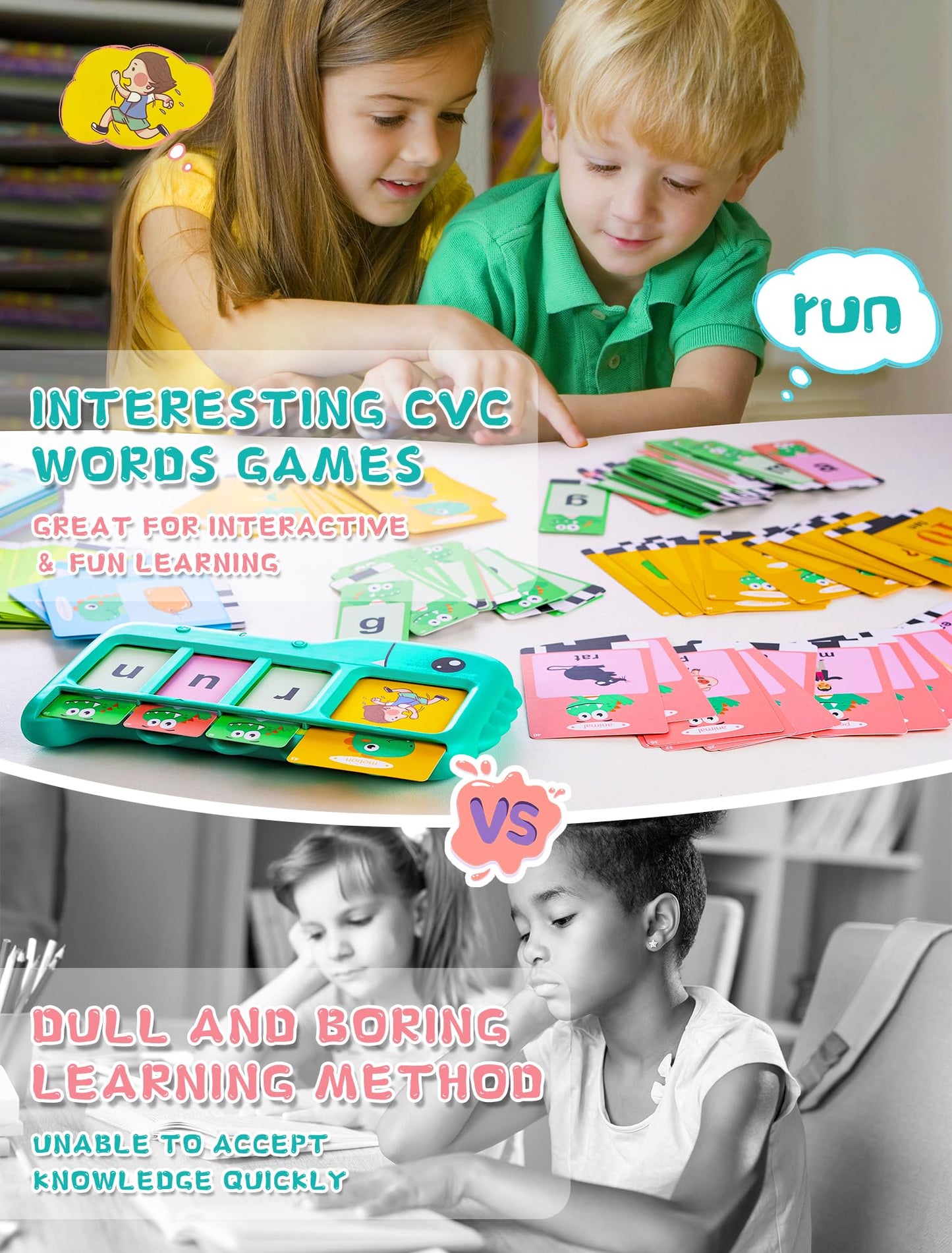 Fabeto Talking Flash Cards for Toddlers (2–8): Alphabet Learning & Spelling Games