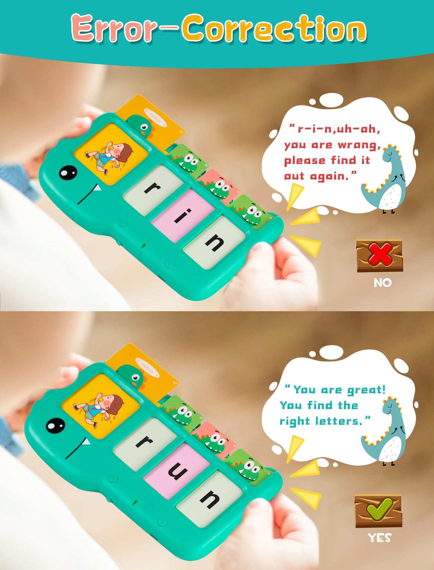 Fabeto Talking Flash Cards for Toddlers (2–8): Alphabet Learning & Spelling Games