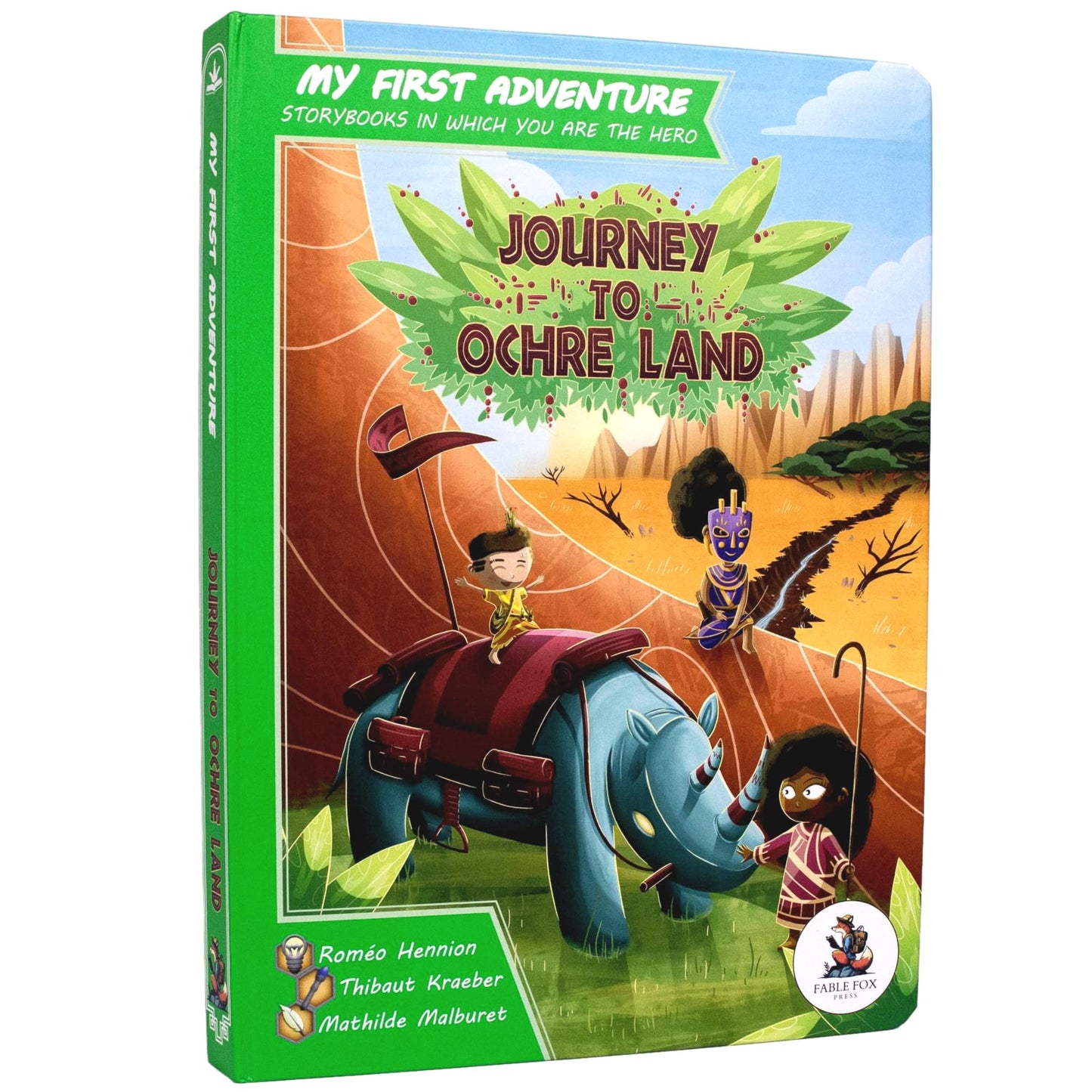 Fable Fox Press | Journey to Ochre Land — Interactive Savanna Adventure for Kids 6-10 | Dyslexia Friendly