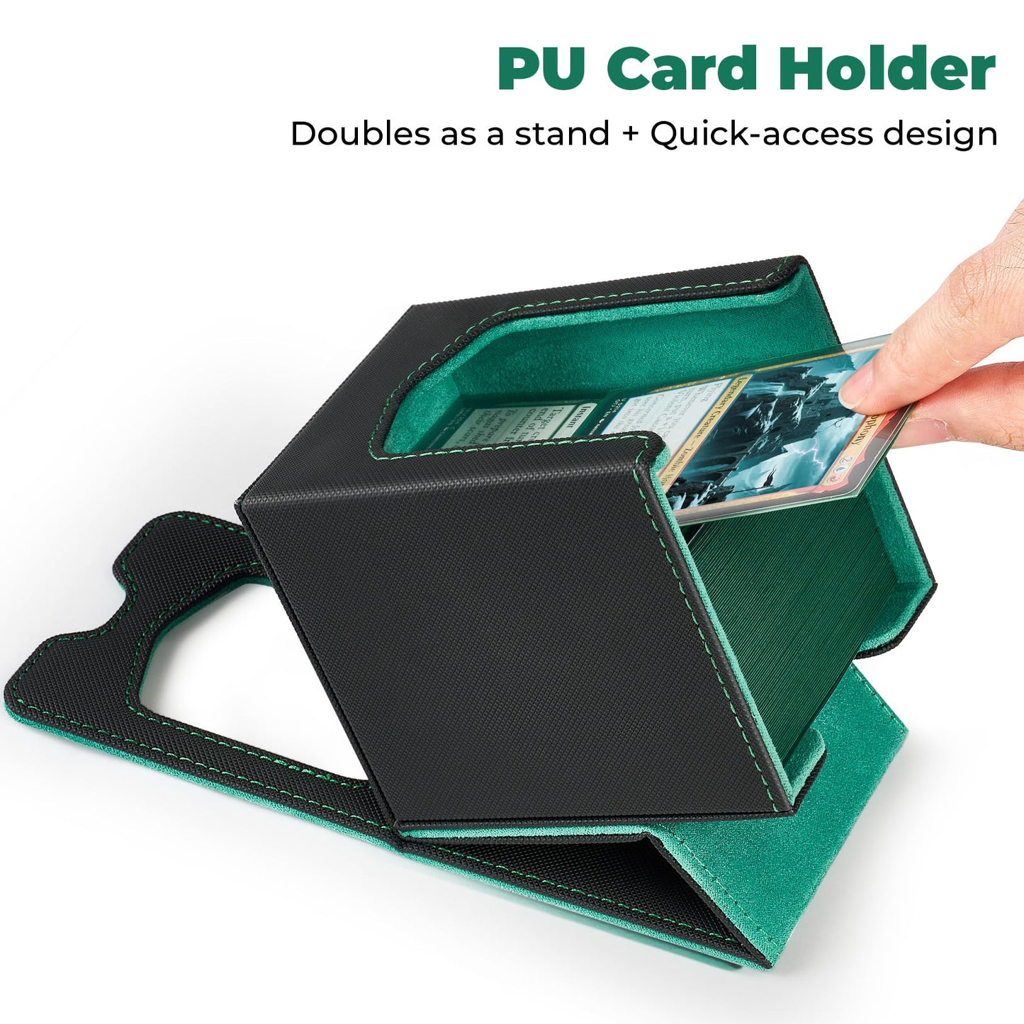 Fabmaker 6 Pack Deck Box: Magnetic MTG Commander Card Storage for 100+ Cards
