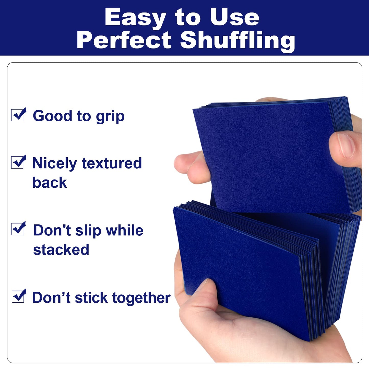 Fabmaker Night Blue Card Sleeves 200 Pack – Sturdy Matte Back, Standard 66.5×91mm