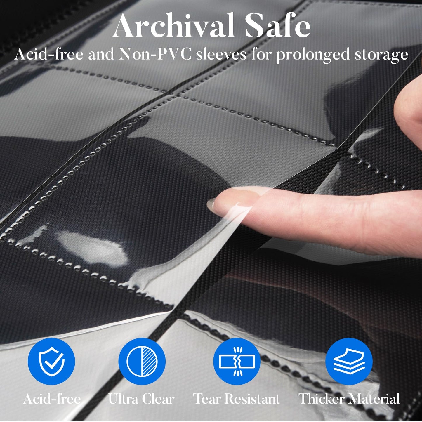 Fabmaker Premium 9-Pocket Card Binder for 540 Cards - Pink PU Cover, Archival Safe & Durable