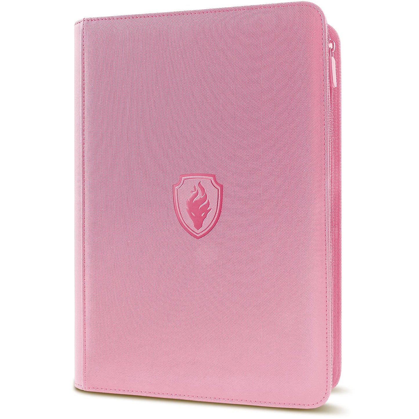 Fabmaker Premium Zip Card Binder – 9-Pocket, Pink, 360-Card Capacity