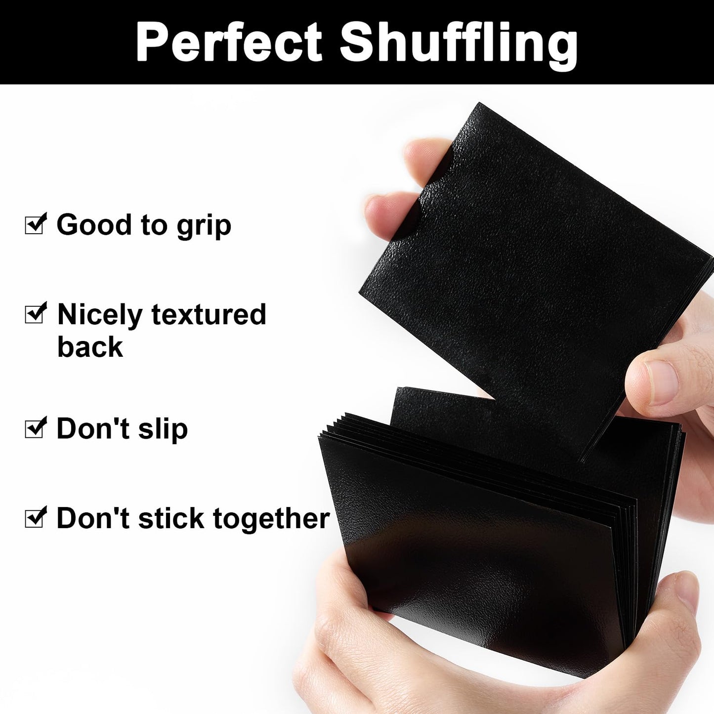 Fabmaker Standard MTG Card Sleeves 500 Pack – 66x91mm, Matte Back Finish, Non-PVC