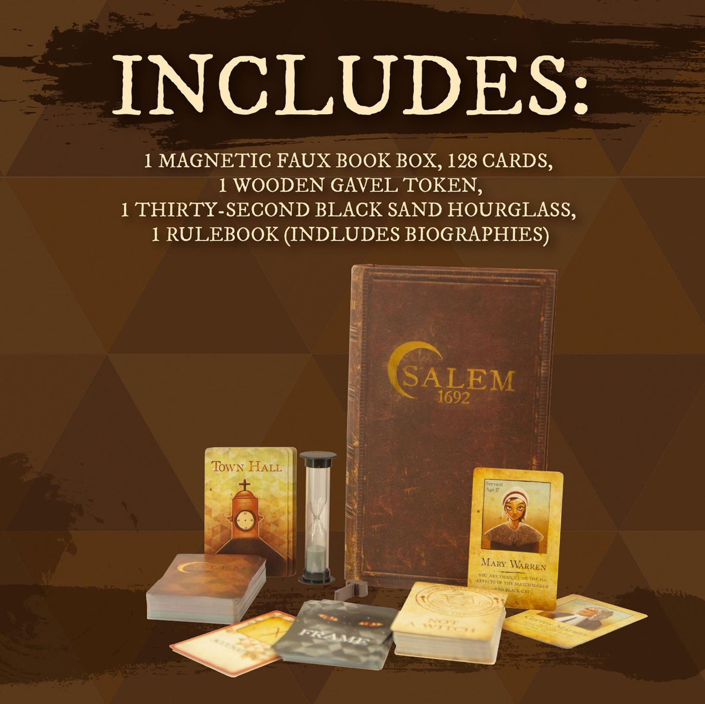Facade Dark Cites Series: Salem 1692 - Strategy, Deceit & Luck Card Game