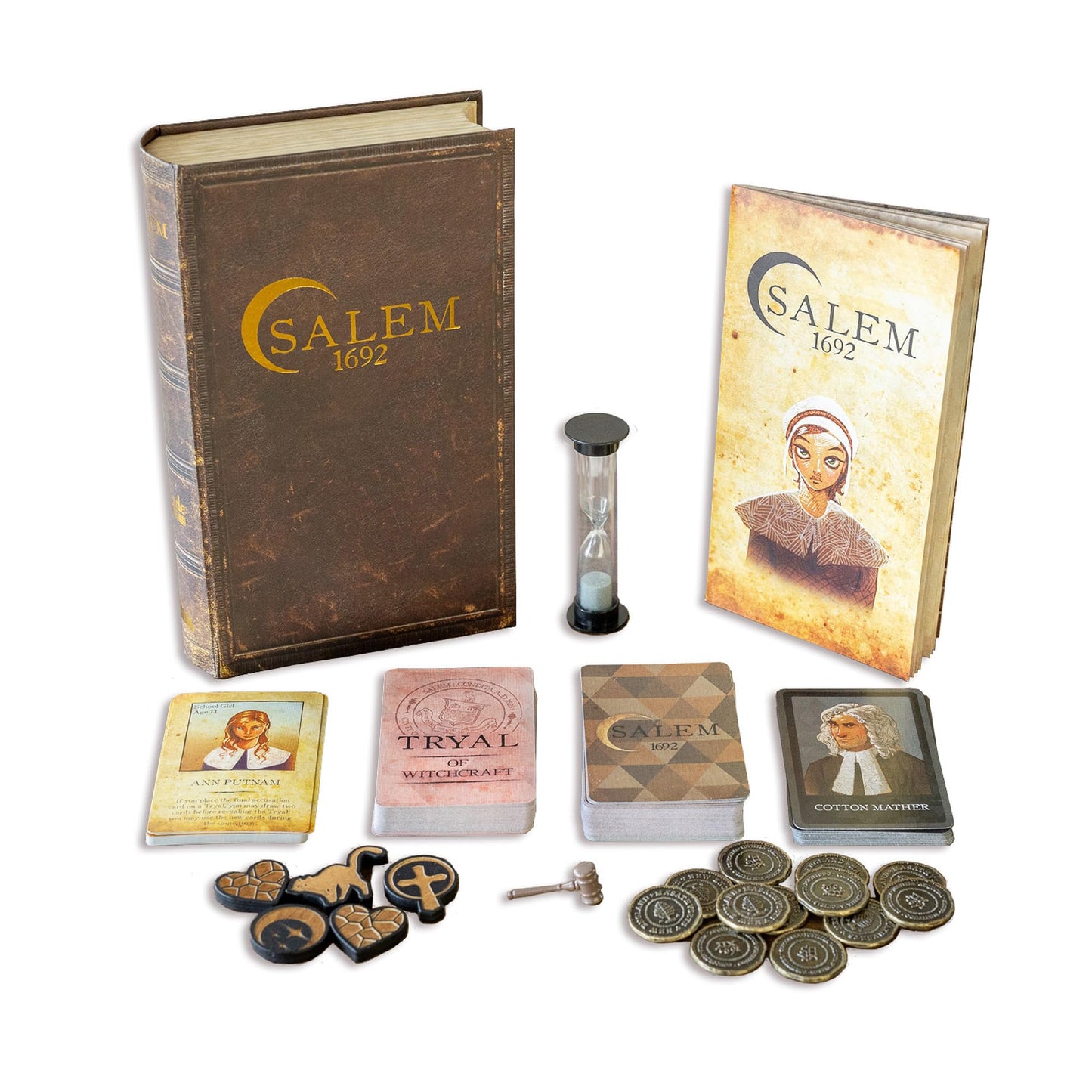 Facade Games Salem 1692 Deluxe Edition – Witch Hunt Card Game for 4–12 Players