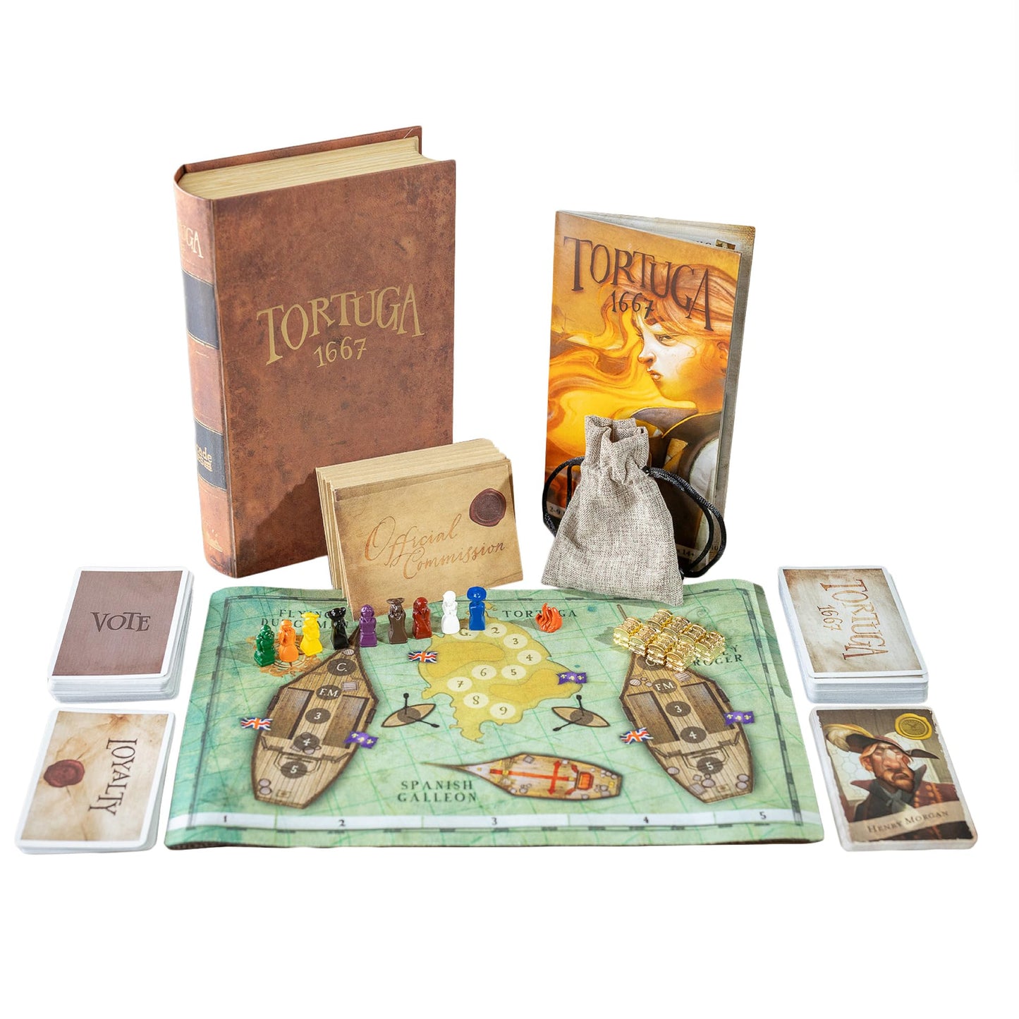 Facade Games Tortuga 1667 Deluxe Edition: Treasure Plunder Card Game