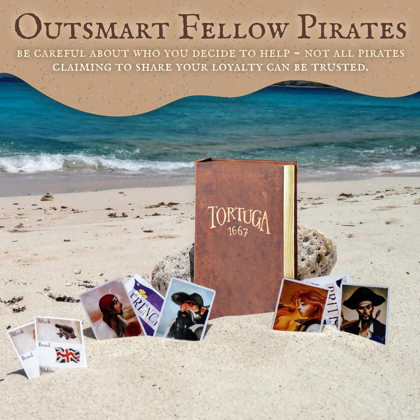 Facade Games Tortuga 1667 Deluxe Edition: Treasure Plunder Card Game
