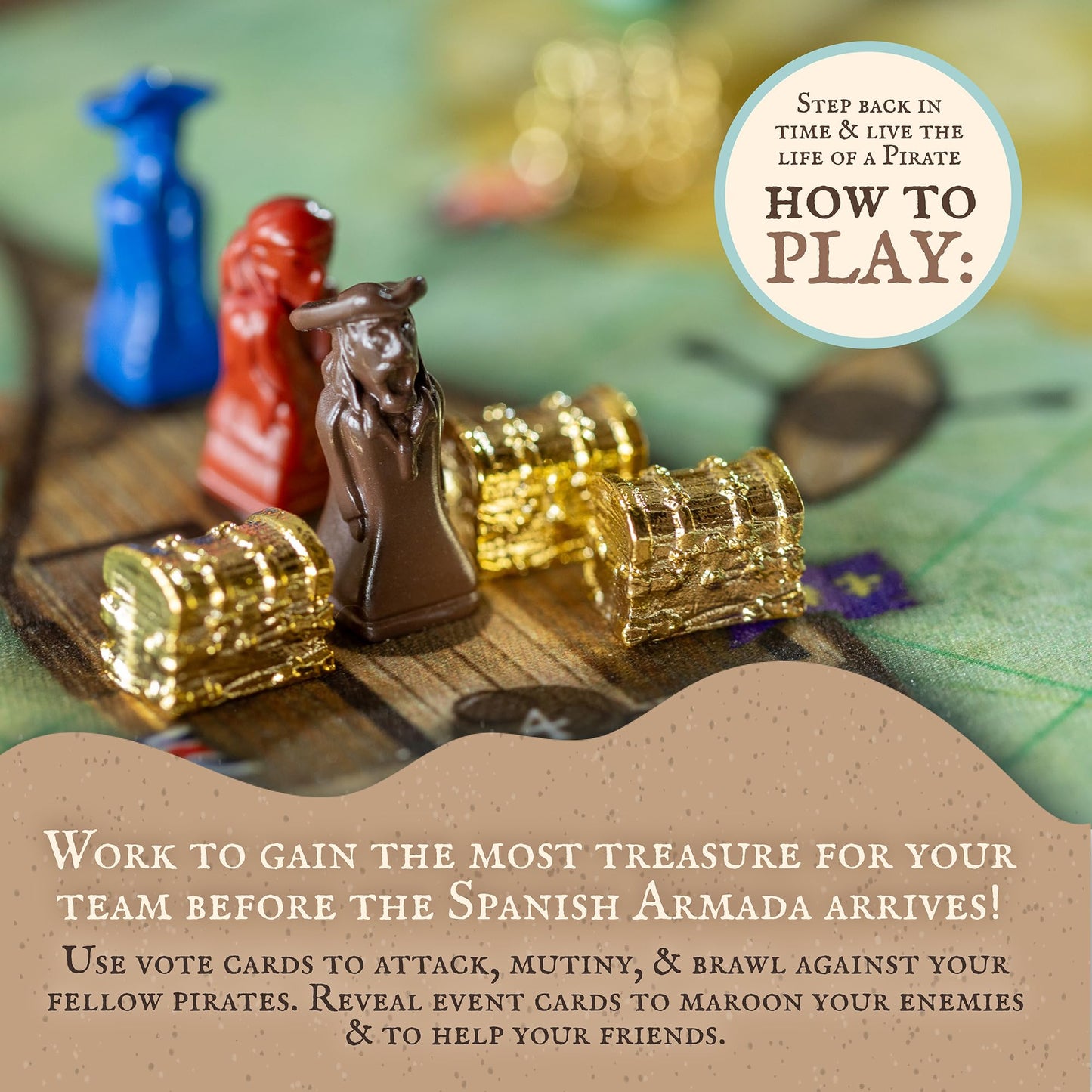 Facade Games Tortuga 1667 Deluxe Edition: Treasure Plunder Card Game