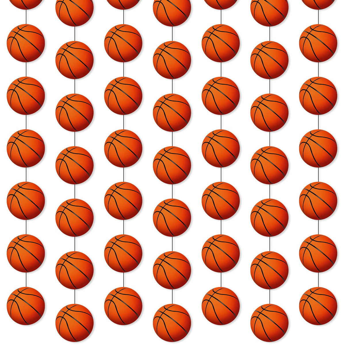 Faccito 8 Pcs Basketball Party Banner Garland | Sports Theme Party Decorations