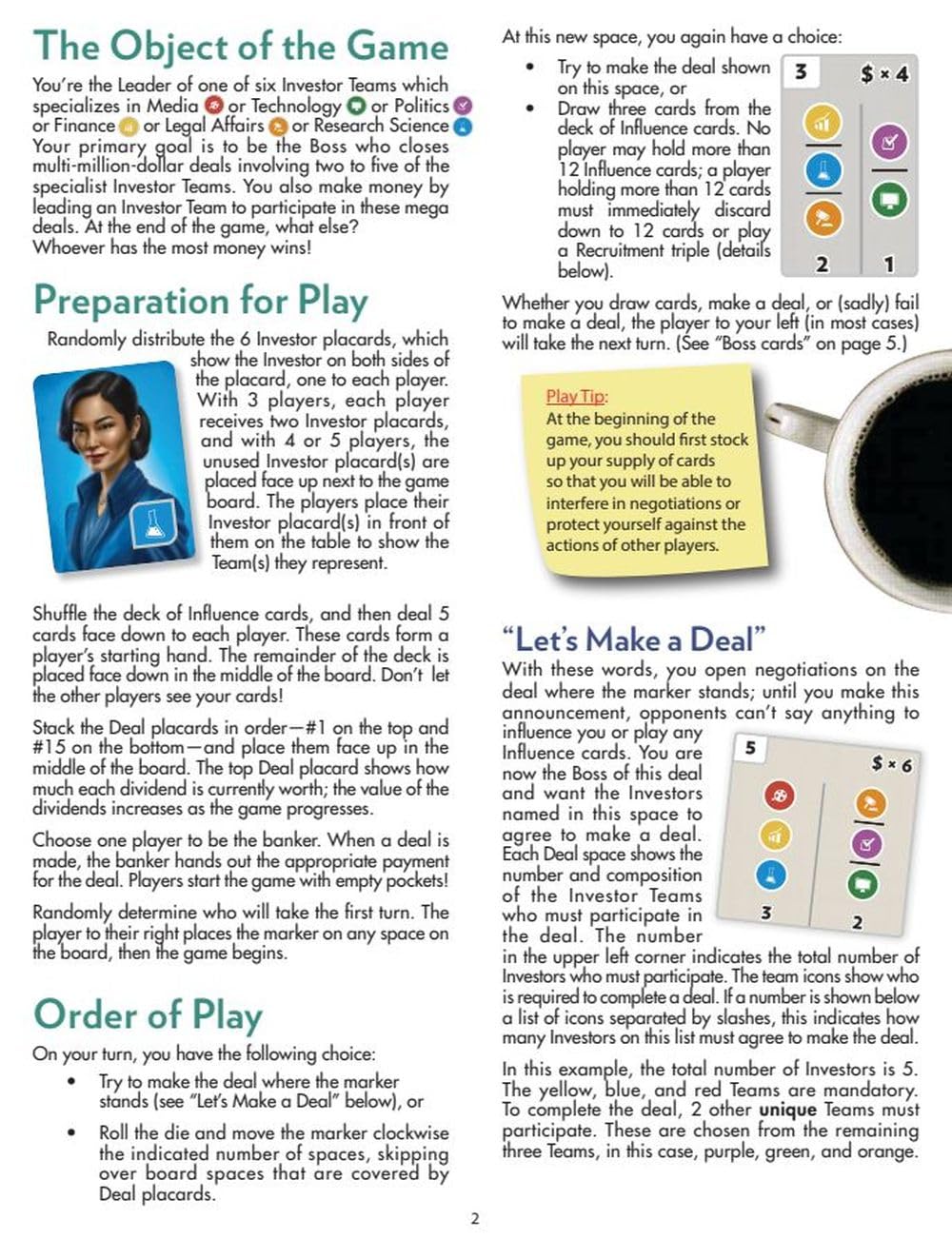 Face 2 Face I'm The Boss Bargaining Board Game | The Ultimate Negotiation Game for 3–6 Players