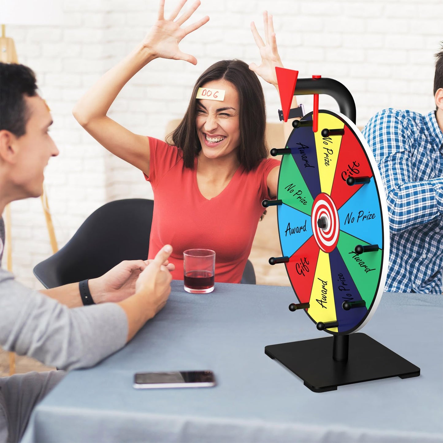 Facilife Spinning Wheel 12-Inch Prize Wheel with Stand – Trade Shows, Carnivals & Home Games