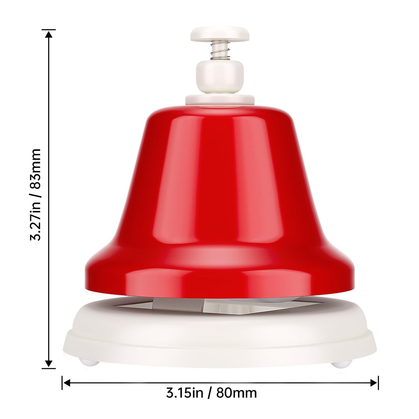 Facmogu Desk Bells — 8-Note Rainbow Diatonic Hand Bells for Learning, Creativity & Fun