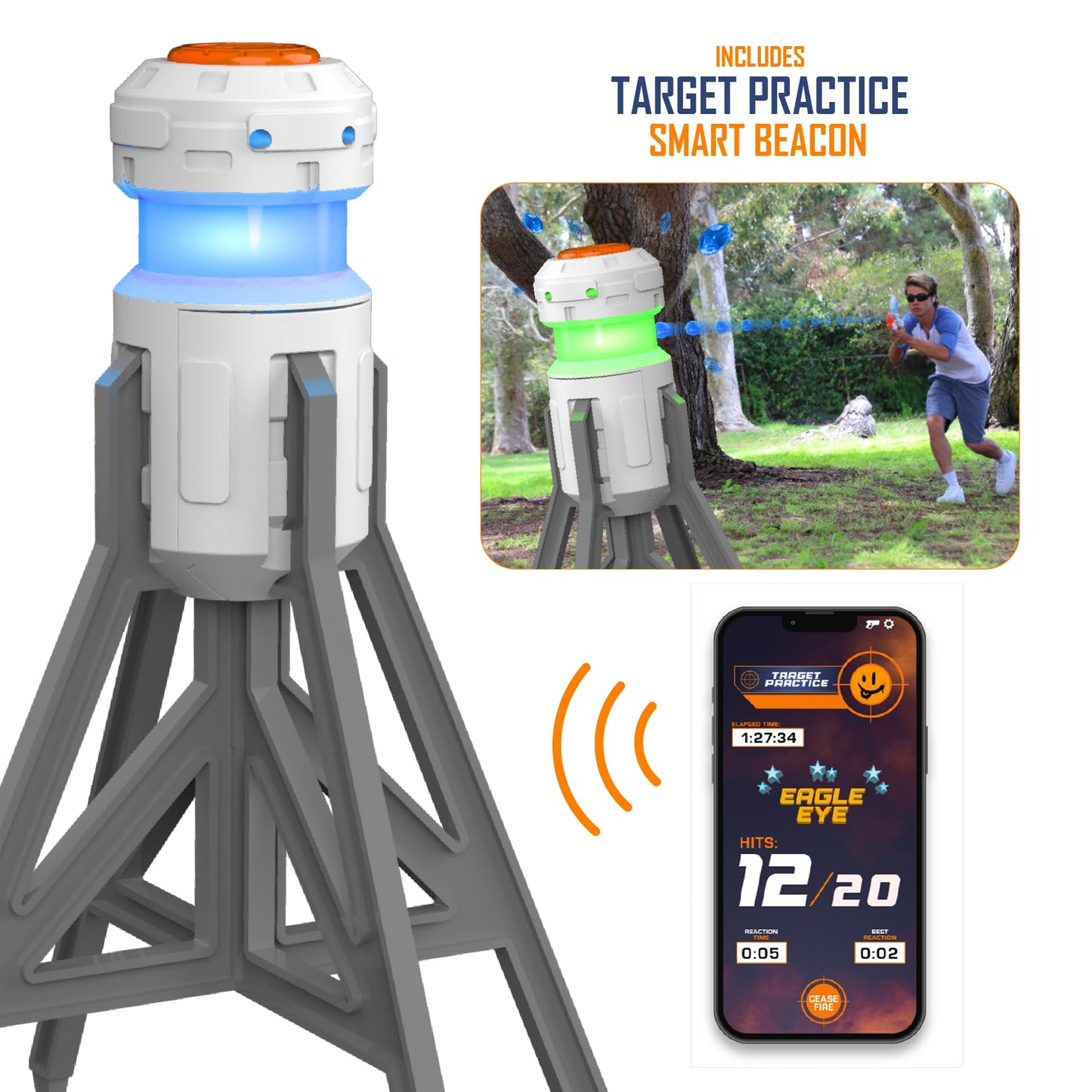 Faction Spectre Gel Bead Blaster – 170 FPS, 1,200 Beads, App-Ready