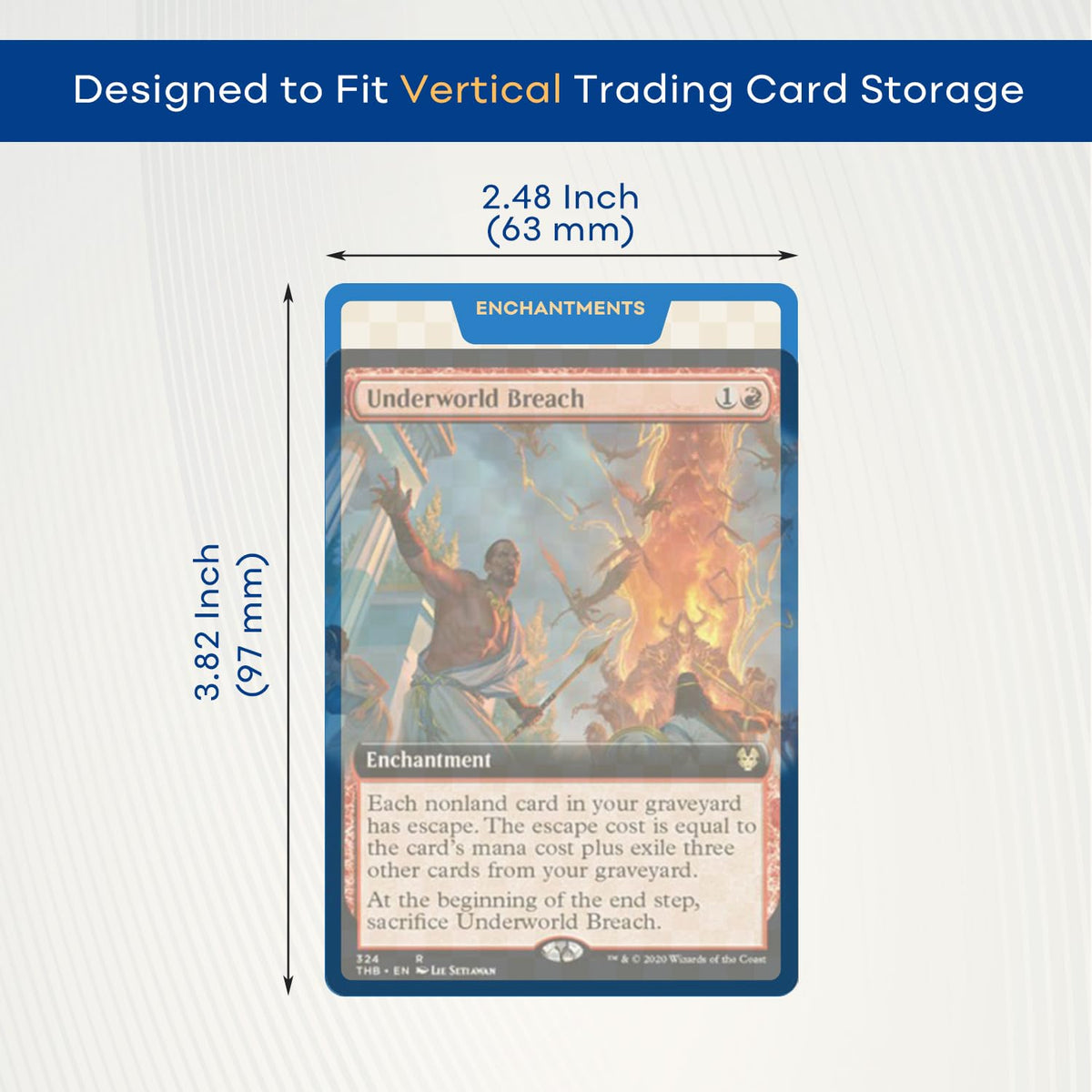 Fageverld MTG Card Dividers – 112 Colorful Card Separators (2 Packs)