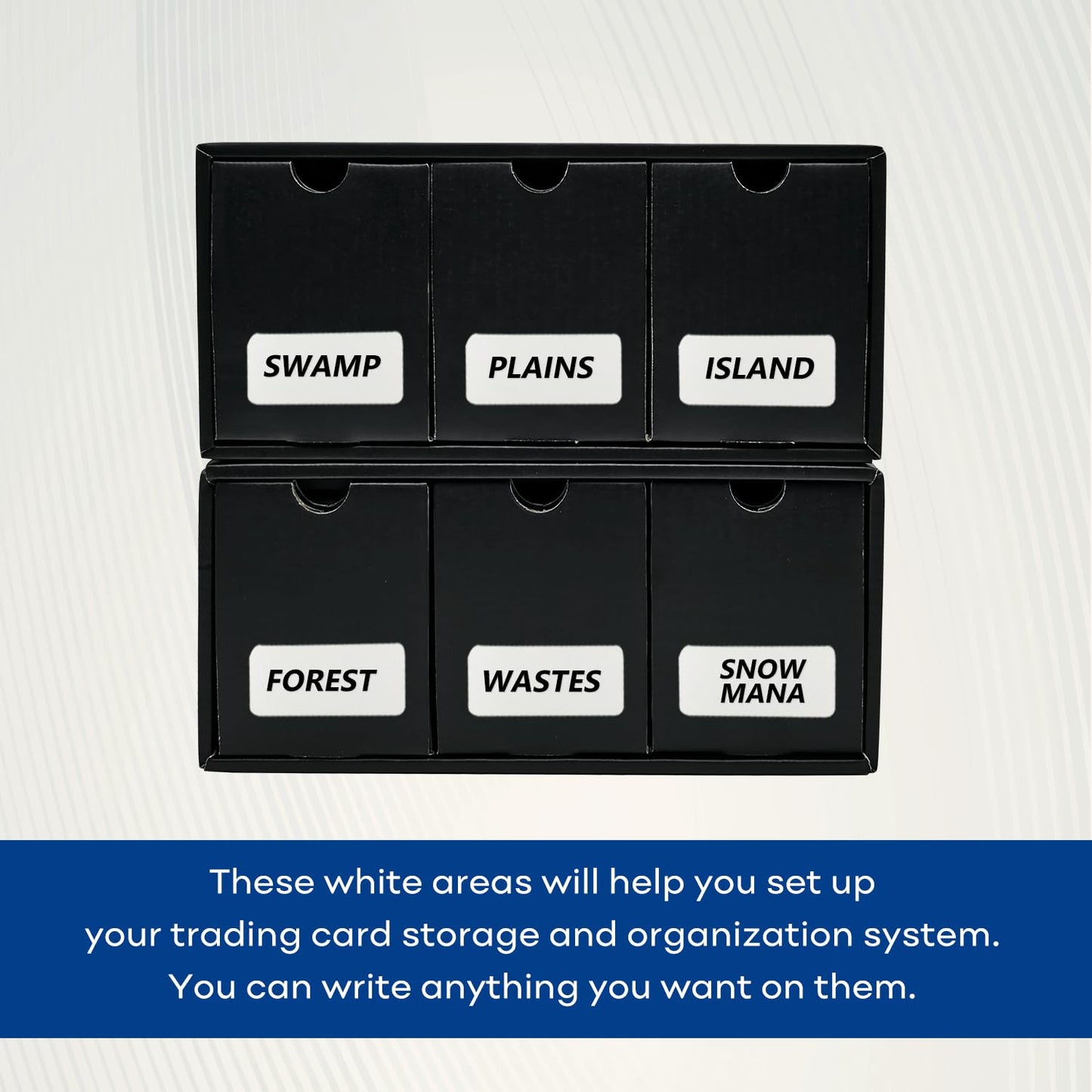 Fageverld Trading Card Storage Box with 12 Drawers and 50 Dividers