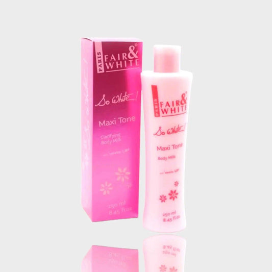 Fair and White So White Maxi Tone Clarifying Body Milk - 250ml