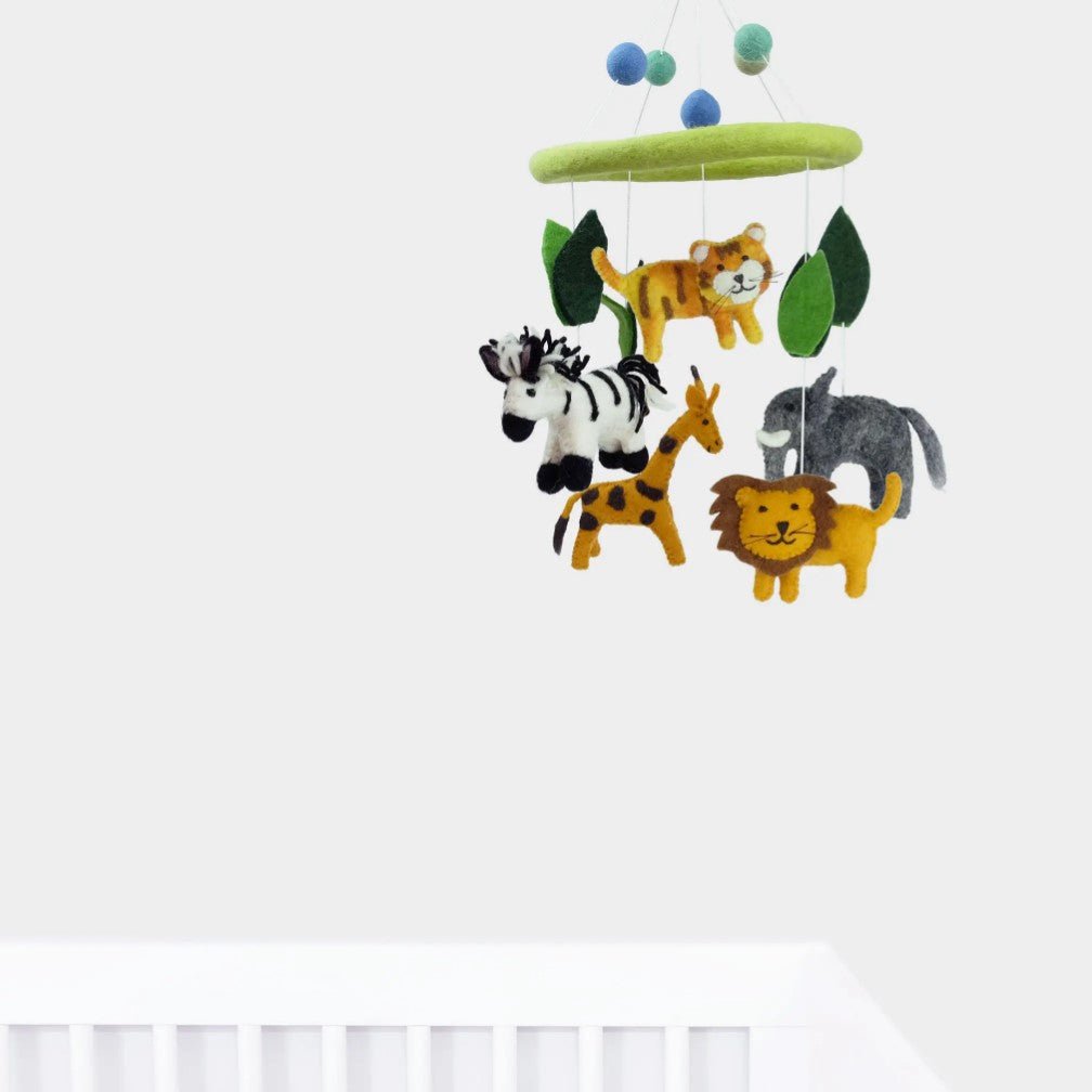 Fairtrade Felt Nursery Mobile - Jungle Jamboree