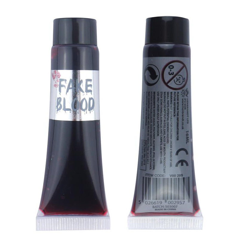 Fake Blood Realistic & Washable for Halloween Makeup & Special Effects 16 ml/0.54 oz