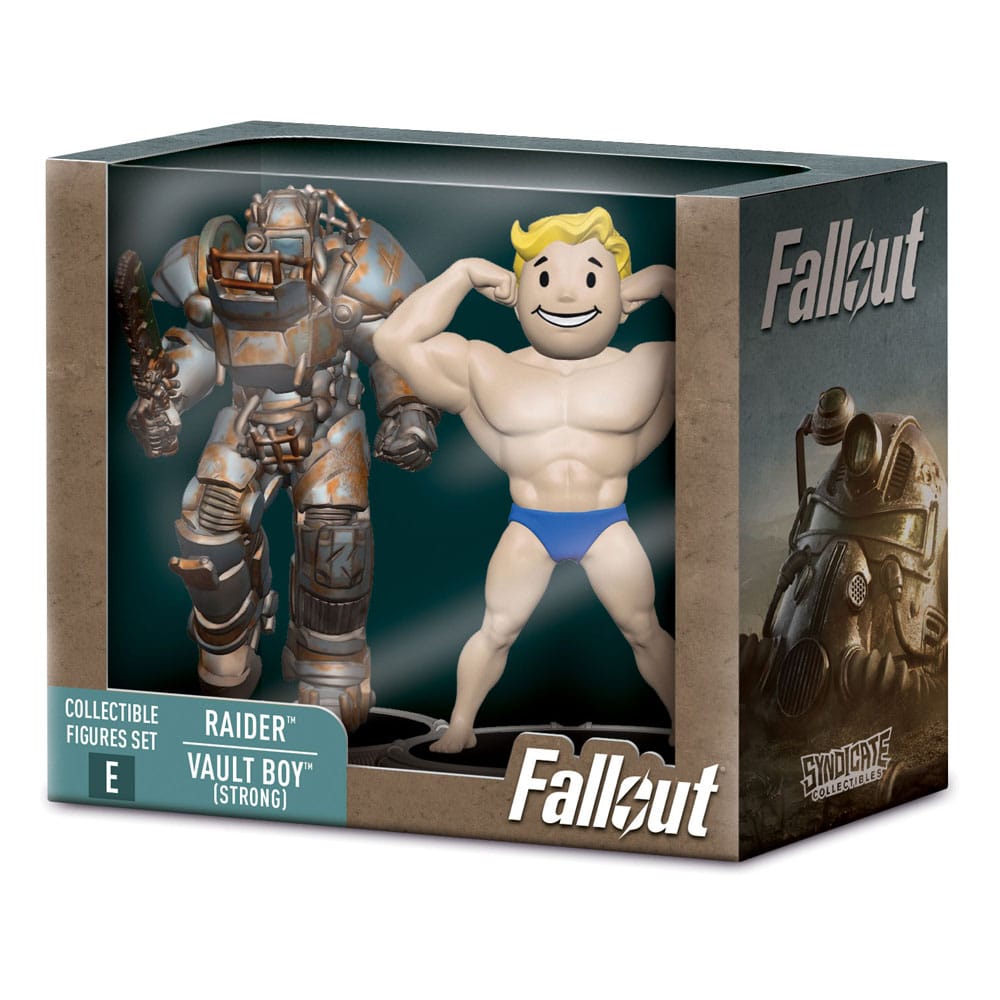 Fallout Mini Figures 2-Pack - Raider & Vault Boy (Strong)