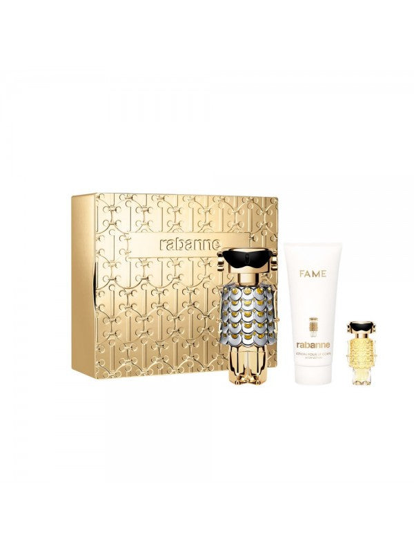 Paco Rabanne Fame Gift Set 80ml EDP + 100ml Body Lotion + 4ml EDP