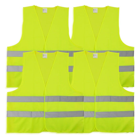 Family High Visibility Safety Vest Kit (Twin Adult, Twin Child)