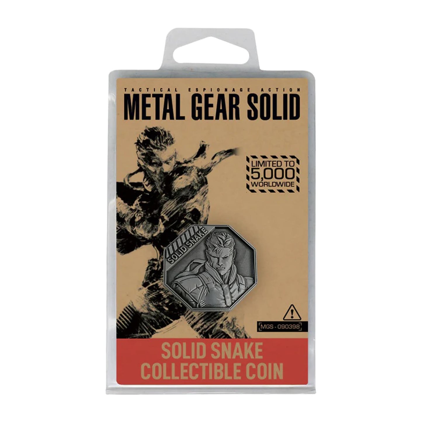 Fanattik Metal Gear Solid Limited Edition Collectible Coin – Solid Snake
