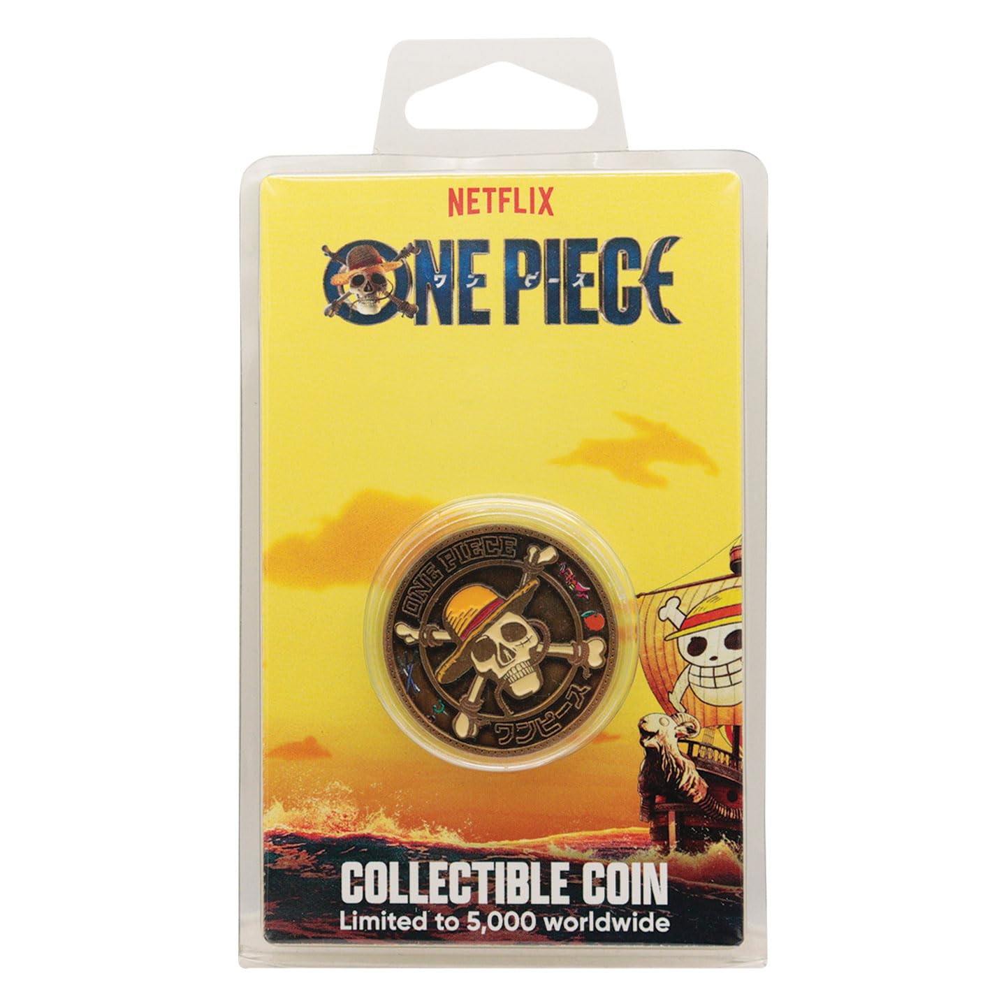 Fanattik One Piece Limited Edition Coin – Going Merry & Jolly Roger (Numbered)