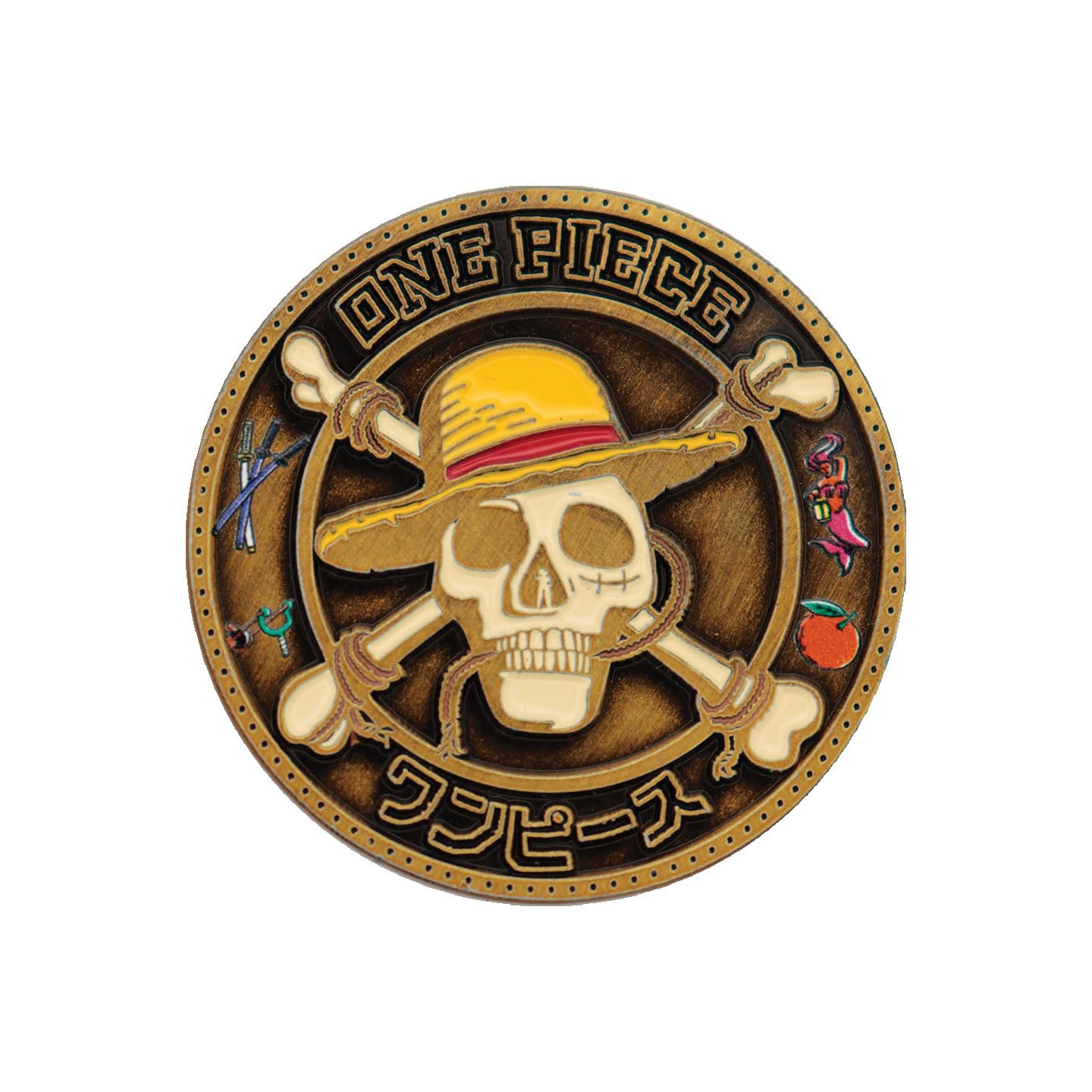 Fanattik One Piece Limited Edition Coin – Going Merry & Jolly Roger (Numbered)