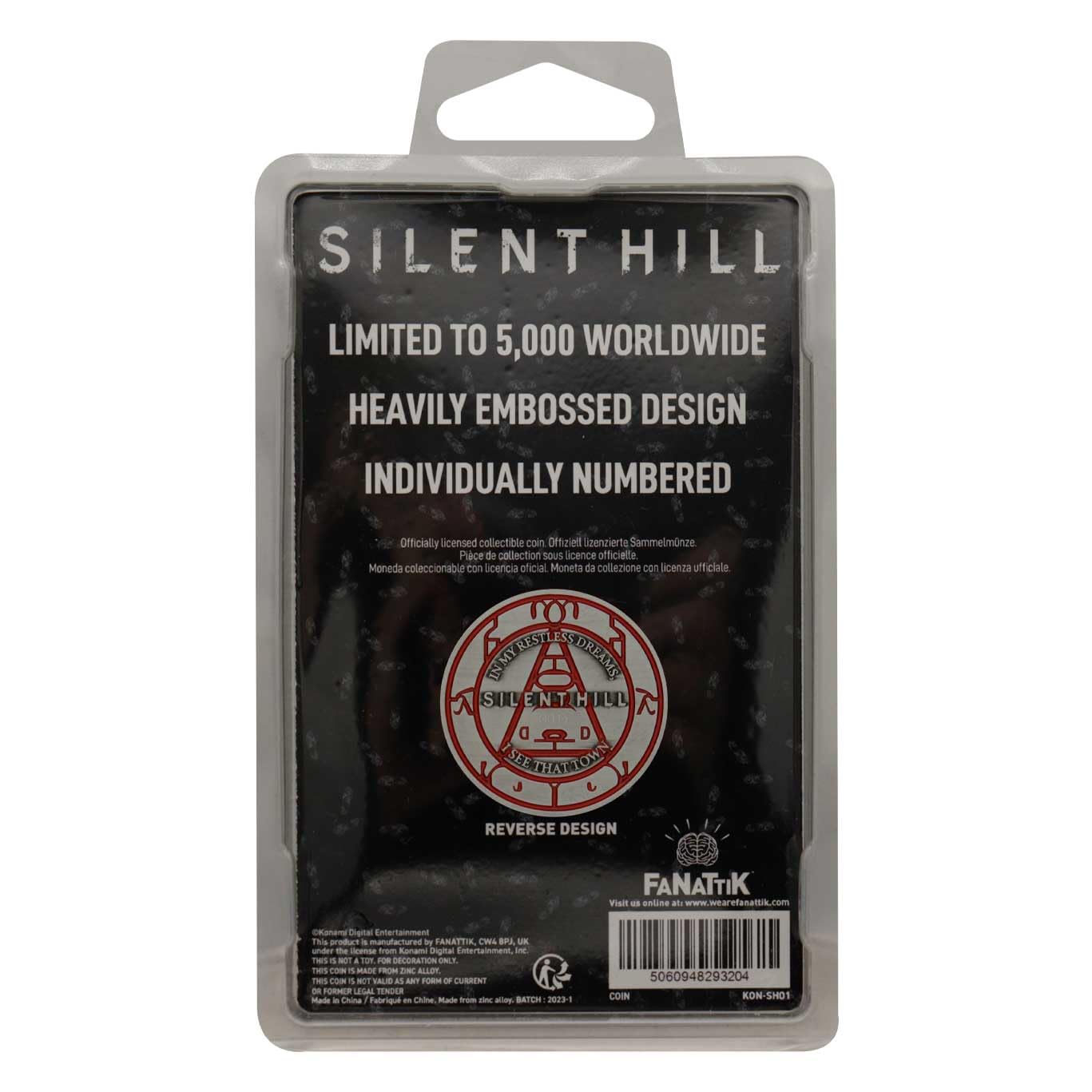 Fanattik Silent Hill Limited Edition Pyramid Head Coin – Collectible Display Piece