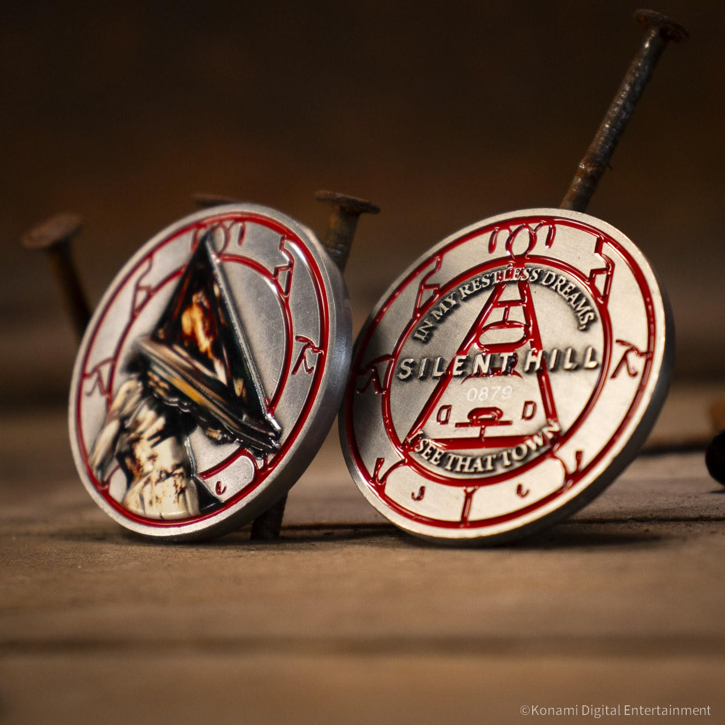 Fanattik Silent Hill Limited Edition Pyramid Head Coin – Collectible Display Piece