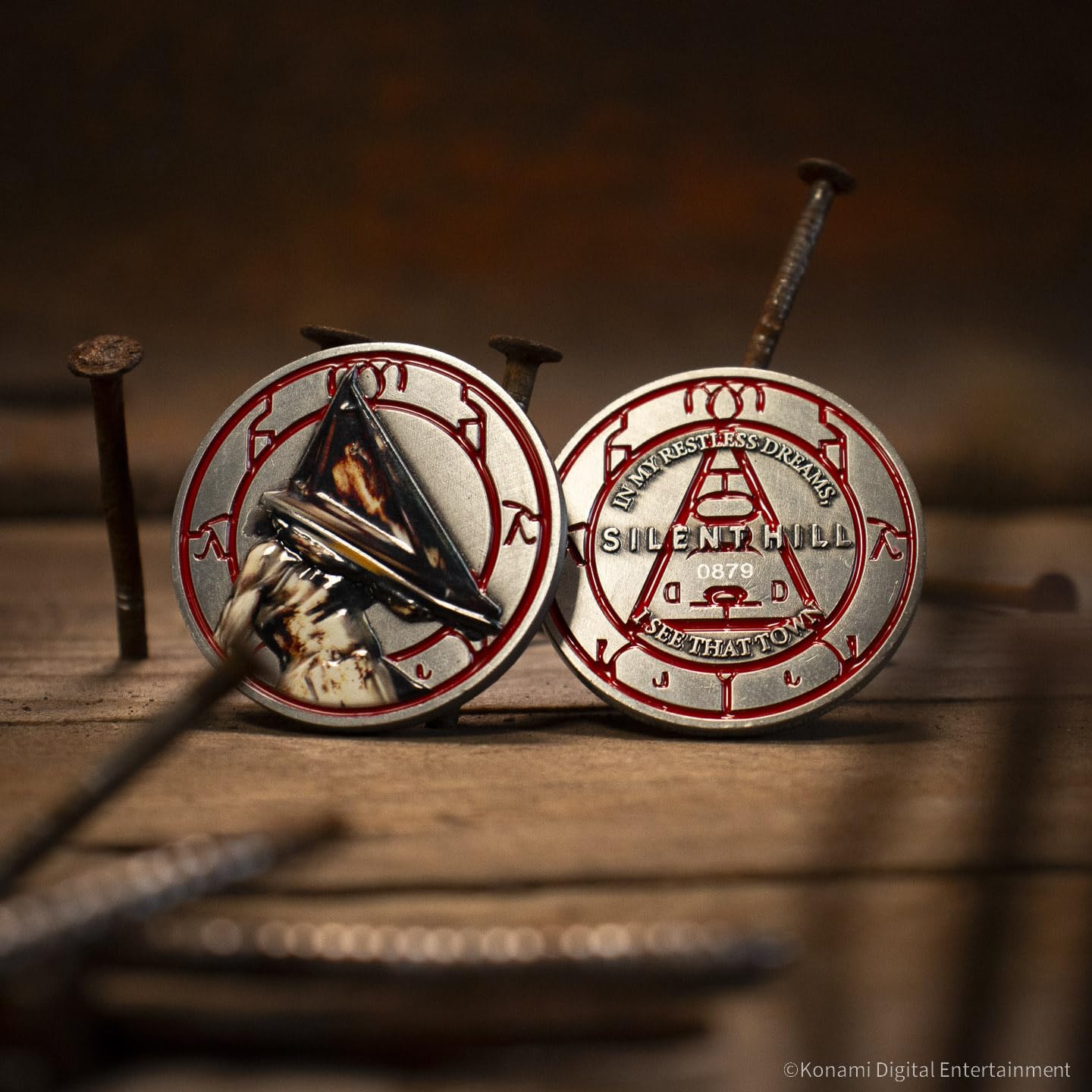 Fanattik Silent Hill Limited Edition Pyramid Head Coin – Collectible Display Piece