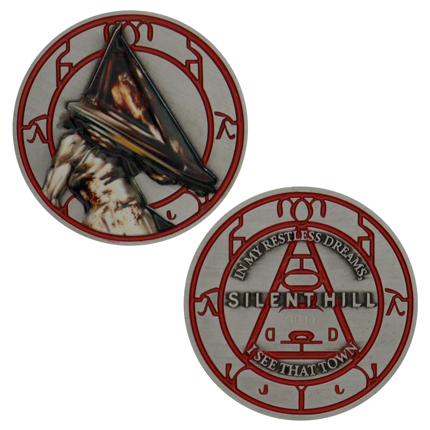 Fanattik Silent Hill Limited Edition Pyramid Head Coin – Collectible Display Piece