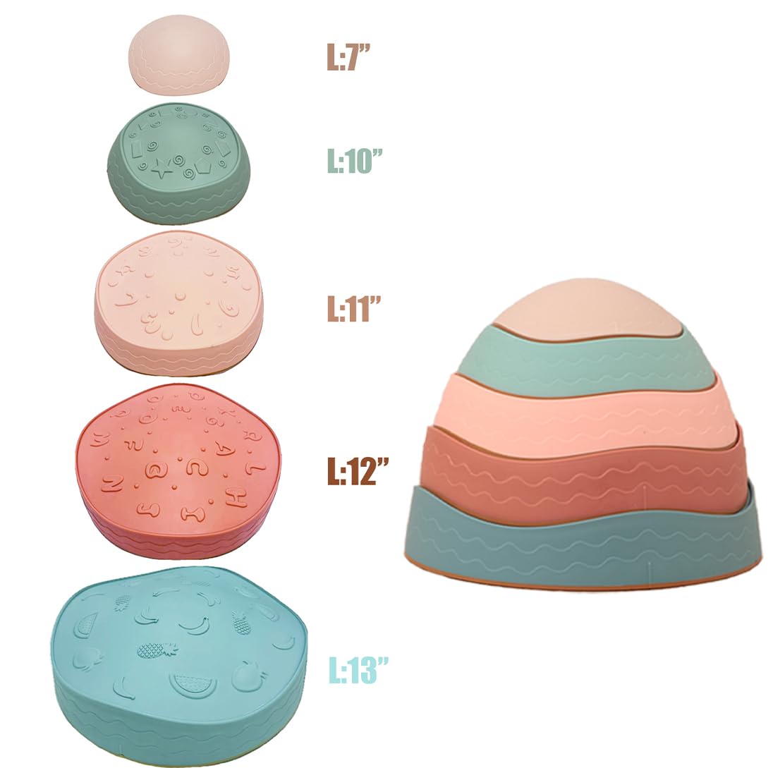 Fanboxk Stepping Stones for Kids – Non-Slip Toddler Balance & Coordination Set (Ages 3-8)