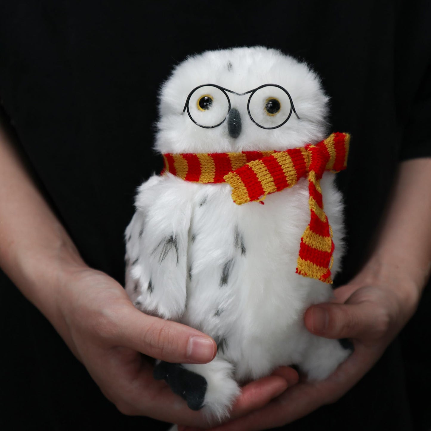 Fancy Space Wizard World Owl Plush - Cute Stuffed Owl with Glasses, Hat & Scarf | Kids & Fantasy Gift