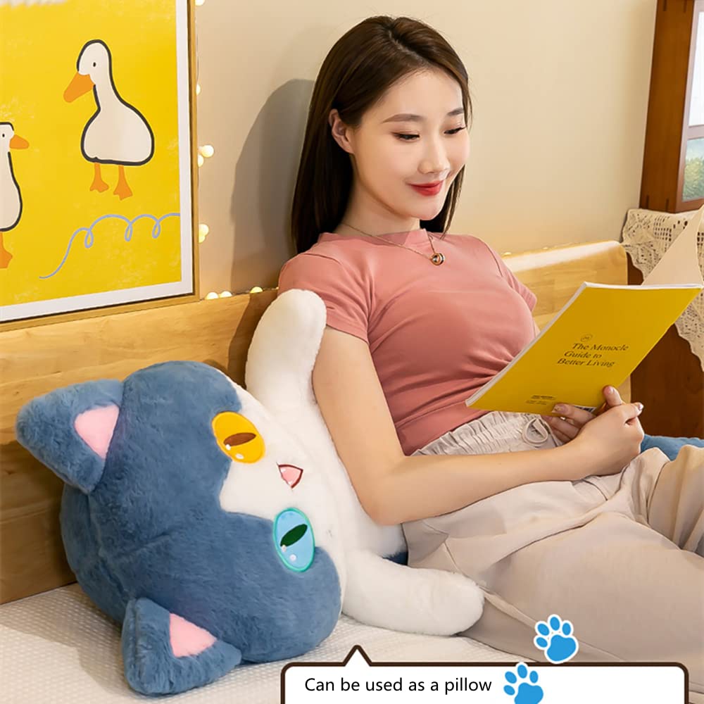FANGYU Cute Plush Shark Cat Toy – Soft Sleeping Pillow (80cm/31.4in) for Kids, Home & Office