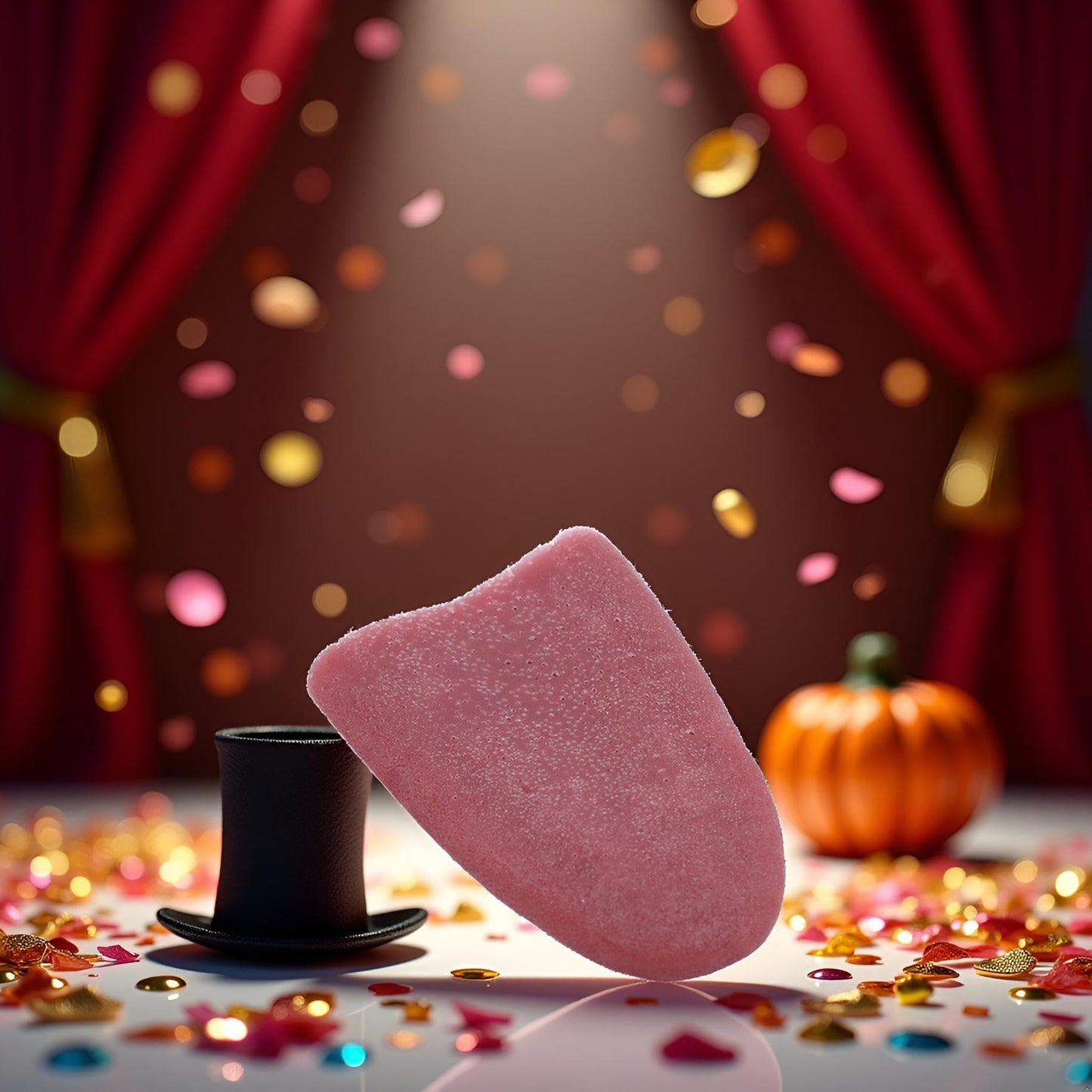 Fansoftiks 2 Pcs Realistic Fake Tongue - Prank Magic Tricks Props for Halloween & Parties