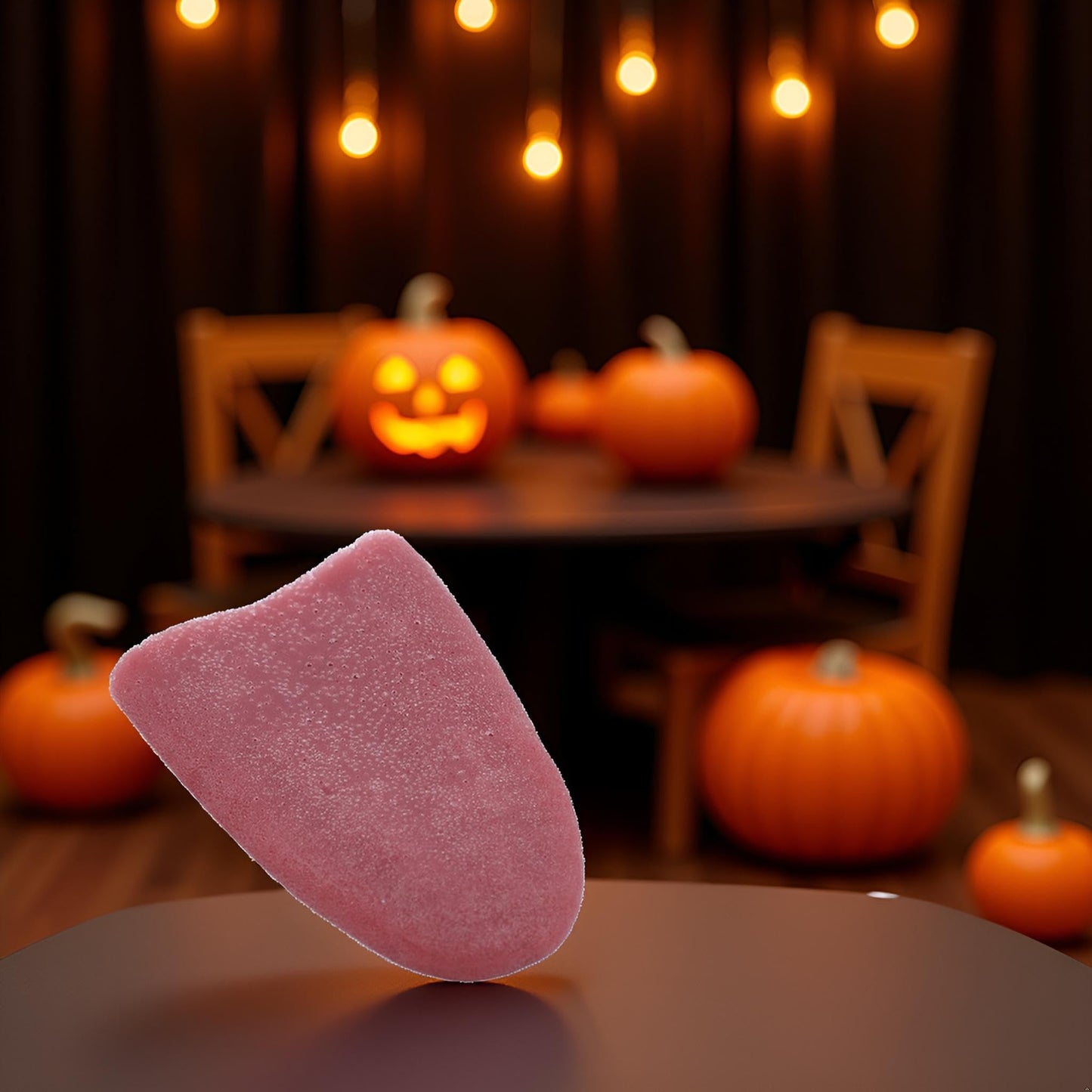 Fansoftiks 2 Pcs Realistic Fake Tongue - Prank Magic Tricks Props for Halloween & Parties