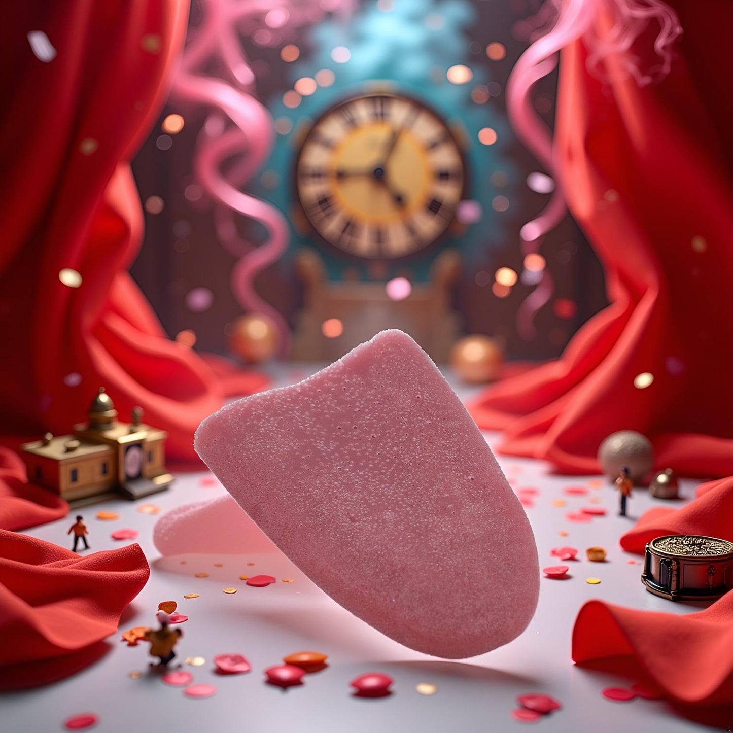 Fansoftiks 2 Pcs Realistic Fake Tongue - Prank Magic Tricks Props for Halloween & Parties