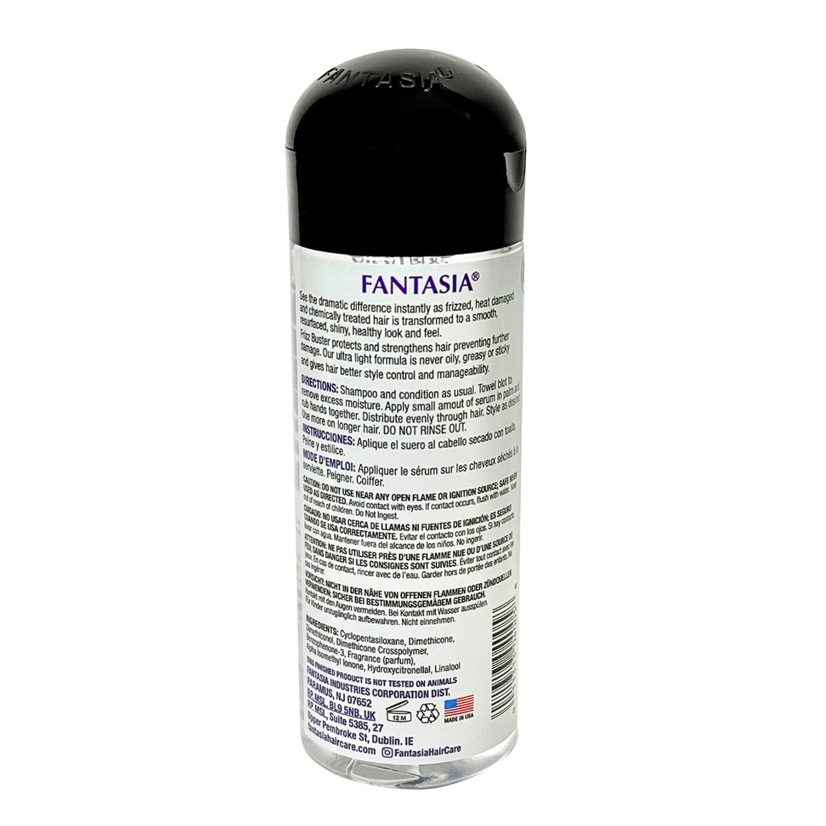 Fantasia IC Frizz Buster Serum for Frizz Control & Shine 178 ml/6.0 oz