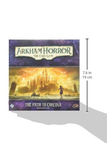 Fantasy Flight Games Arkham Horror: The Card Game Path to Carcosa Deluxe Expansion – Cooperative Mystery & Madness