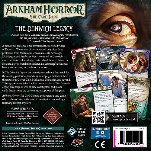 Arkham Horror: The Card Game – The Dunwich Legacy Deluxe Expansion | Fantasy Flight Games