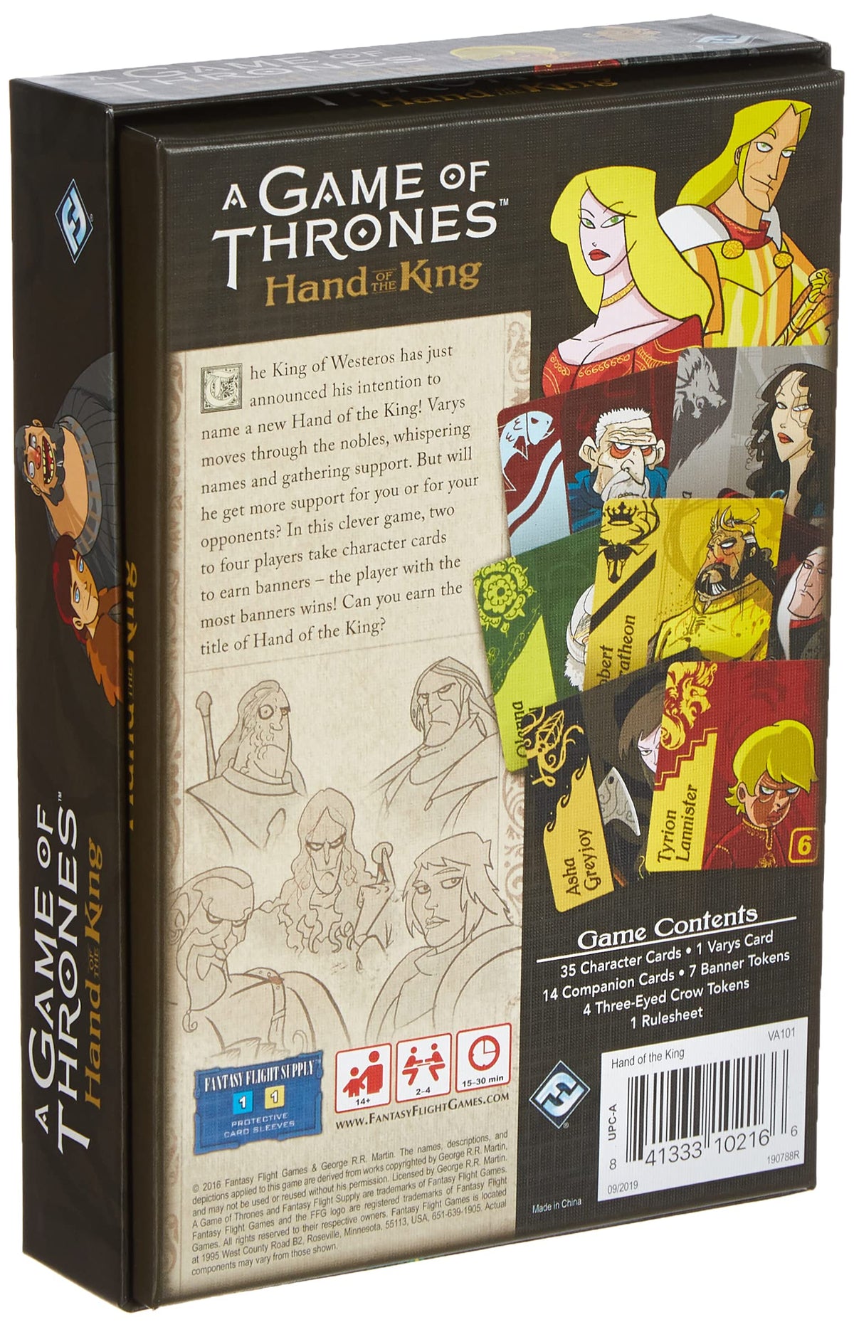 Hand of the King — Fast-Paced Card Game of Westeros Strategy | Fantasy Flight Games