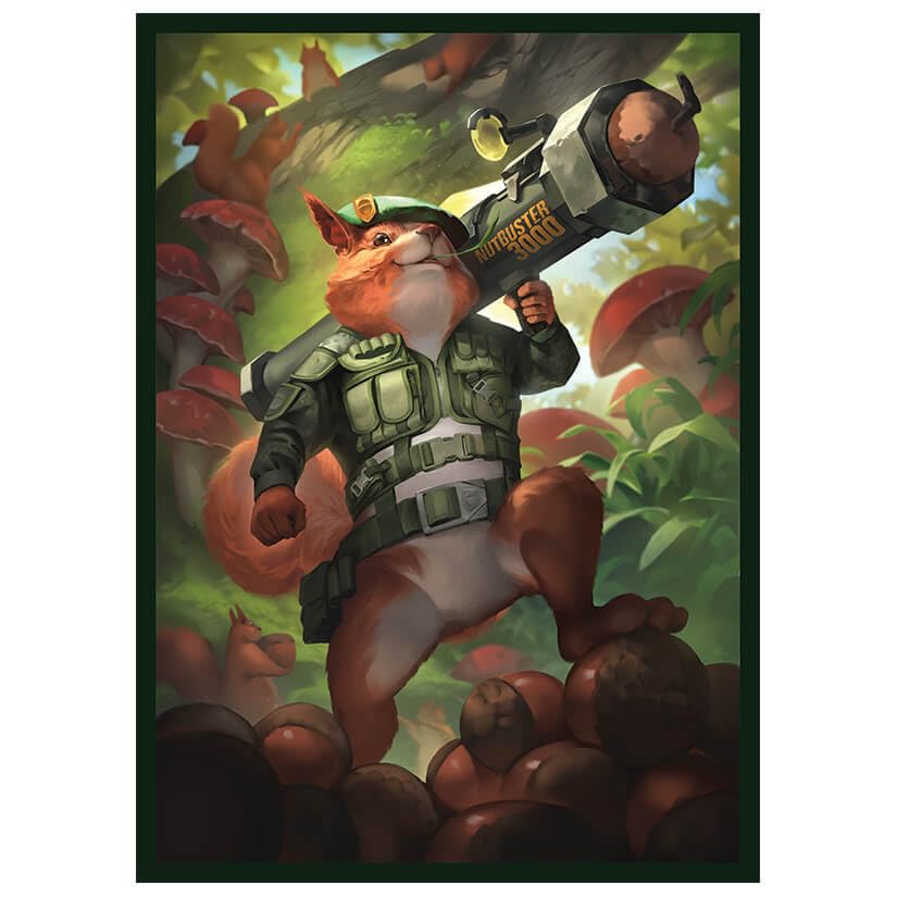 Fantasy North SGT. Winston Spriggsly – Acorn Commander 100 Smooth Matte Card Sleeves (66x92mm)