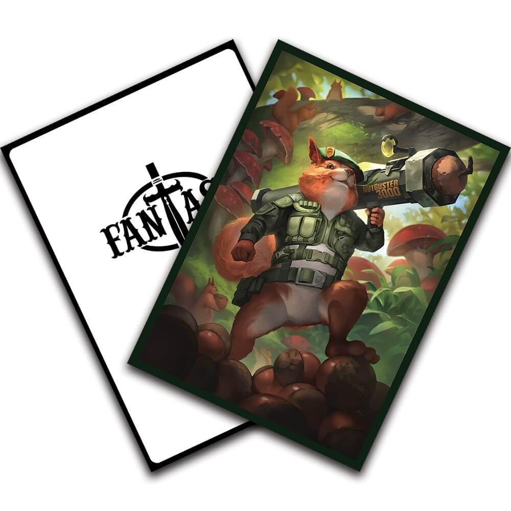 Fantasy North SGT. Winston Spriggsly – Acorn Commander 100 Smooth Matte Card Sleeves (66x92mm)