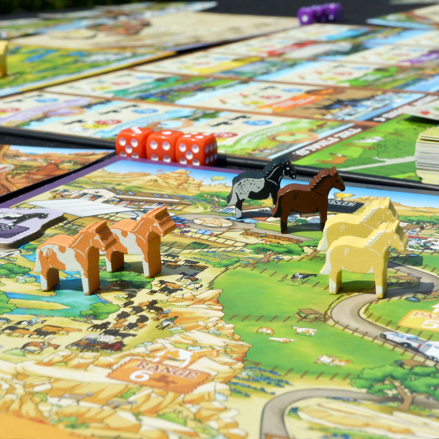 Fantasy Ranch Board Game – Family Horse Ranch Strategy & Trail Ride Bonus