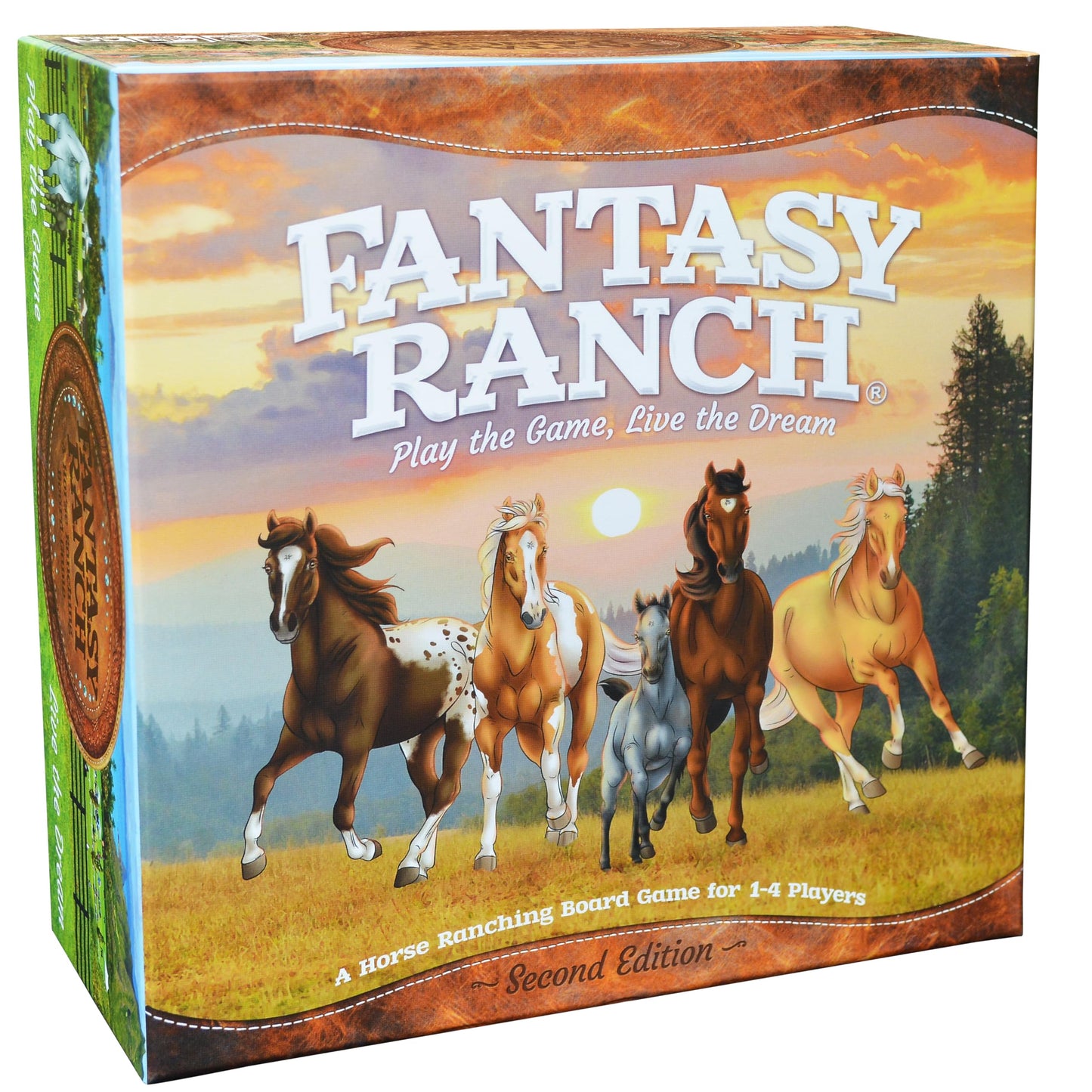Fantasy Ranch Board Game – Family Horse Ranch Strategy & Trail Ride Bonus
