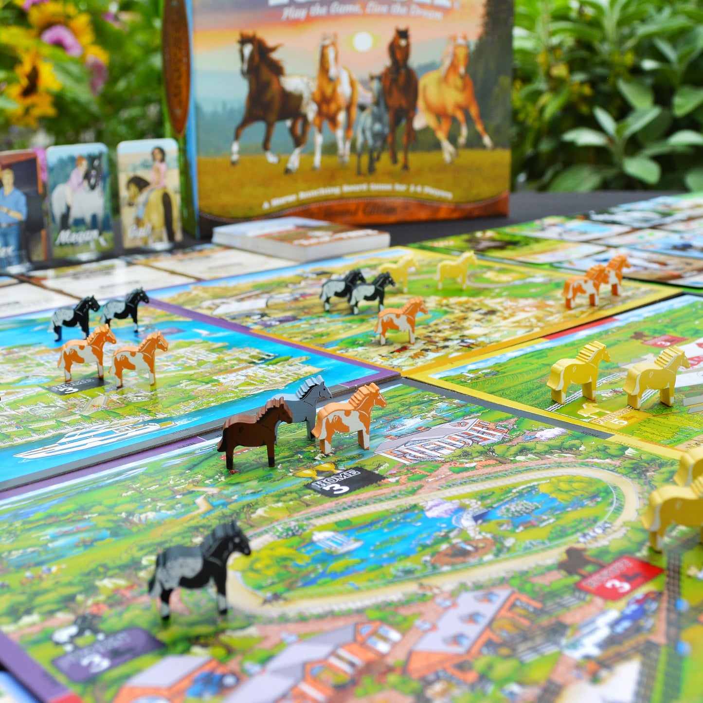 Fantasy Ranch Board Game – Family Horse Ranch Strategy & Trail Ride Bonus