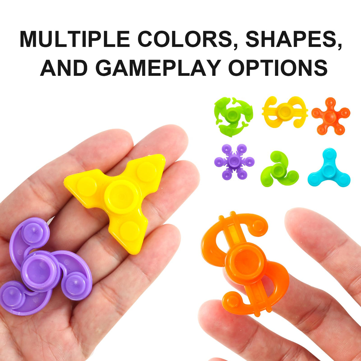 40PCS Fidget Spinners Bulk — Mini Spinner Toys for Kids, Teens & Adults | Party Favors | Faqgyx