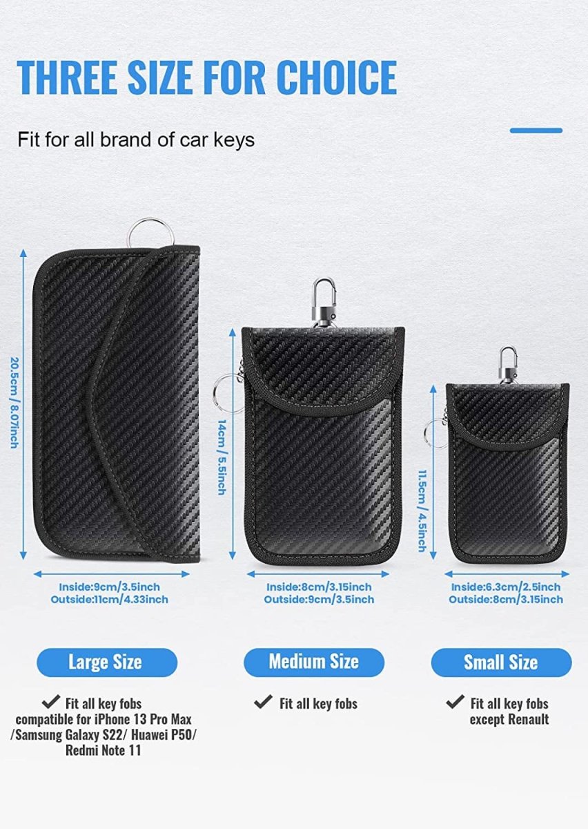 Faraday Pouch for Car Keys - Buy one get one FREE